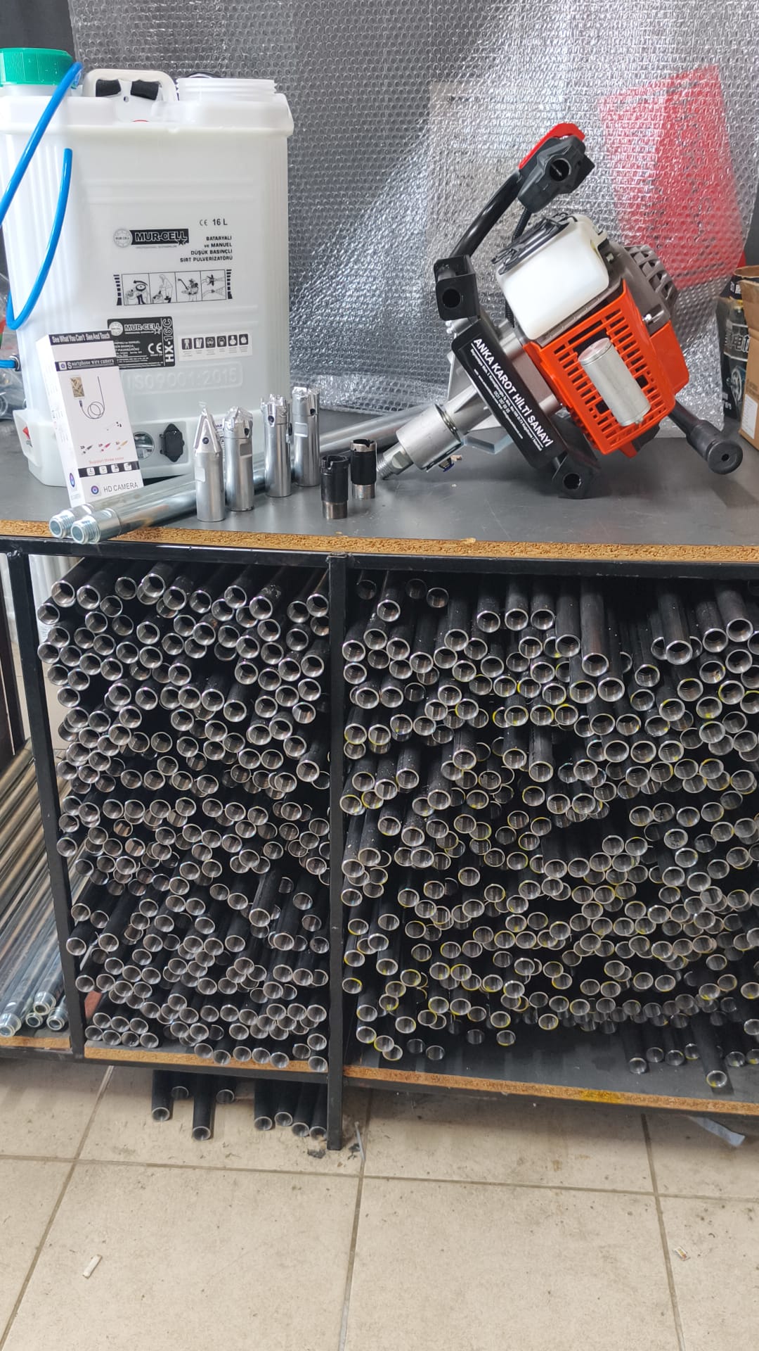 5,5 Redüktörlü El Karot Makinesi